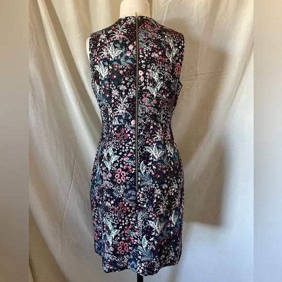 H&M Brocade Style Shift Dress sz 10 - Picture 2 of 7